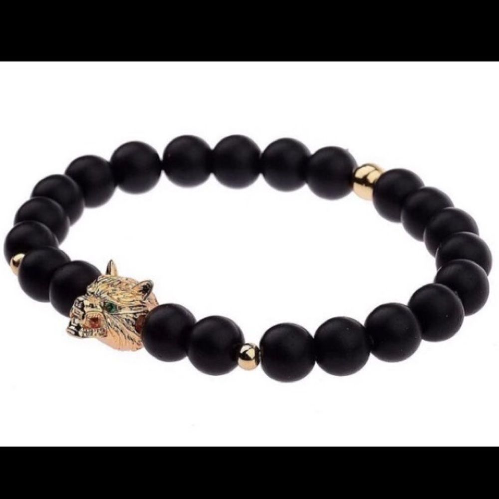 ⭐️Handmade 100% Natural Onyx Stone Gemstone Bracelet Yoga Meditation
